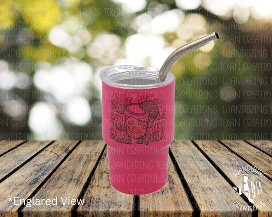 Save Water Mini Pink Tumbler Shot