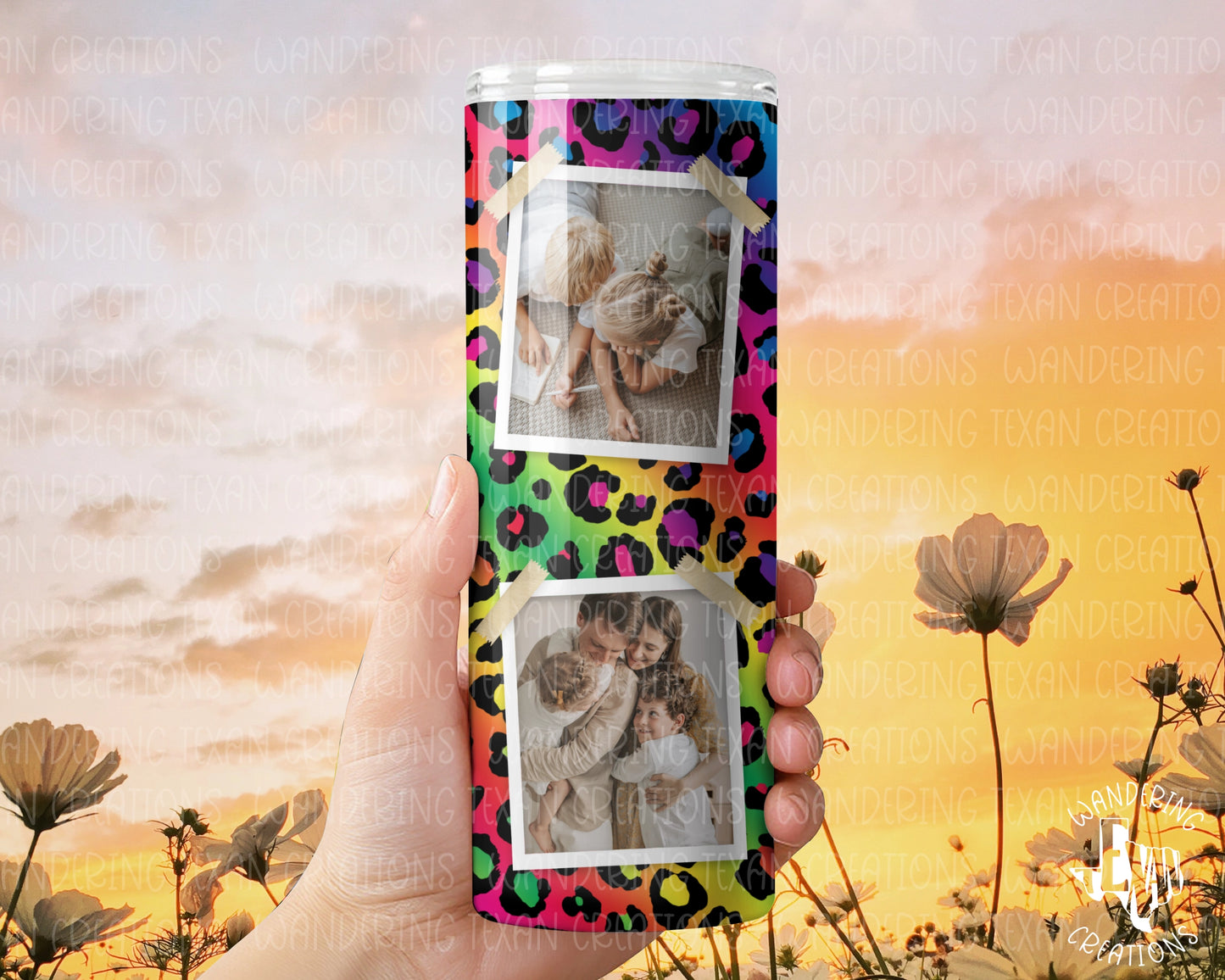 Customizable with 6 of your favorite photos, this tumbler is the perfect gift. With sublimation printing, your photos will stay vibrant and make every sip a celebration.