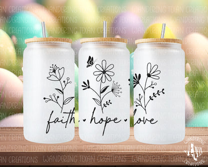 With a minimalist floral design, this tumbler is perfect for Easter and everyday use.