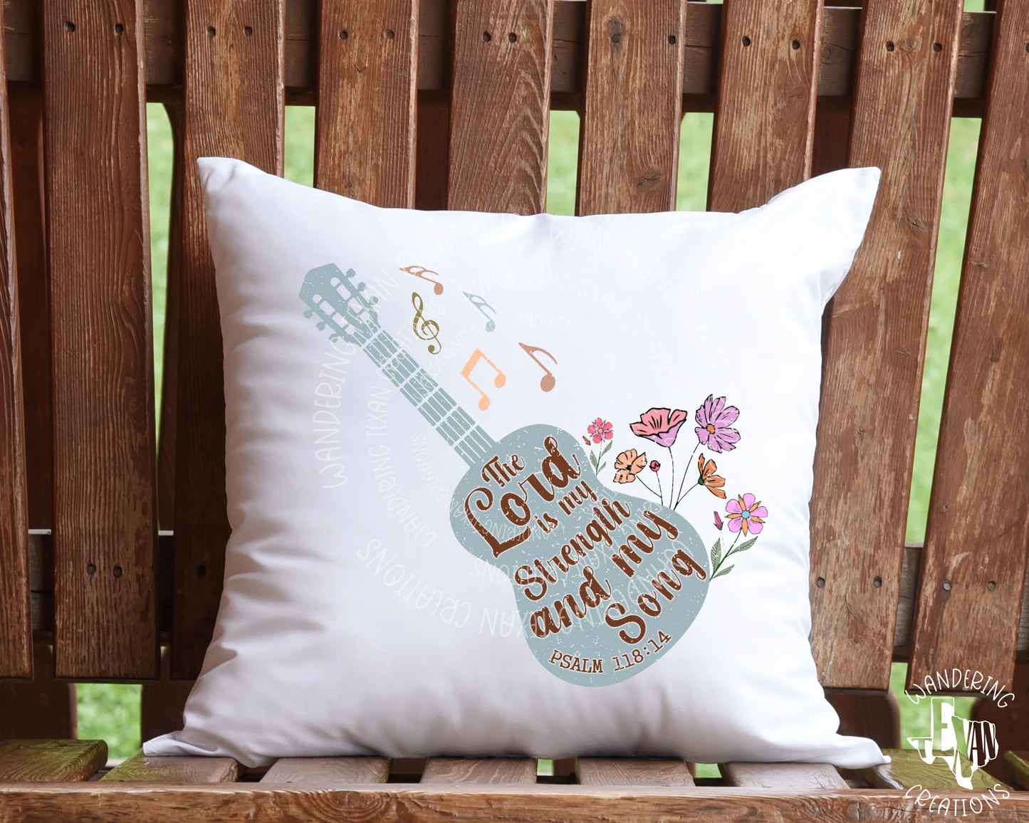 Bring beautiful style and a meaningful expression to any room with this Lord is my Strength Pillow Cover!