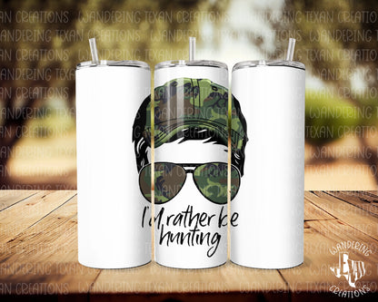  Featuring the phrase "I'd rather be hunting", this tumbler is the perfect Father's Day gift for the avid hunter in your life. 