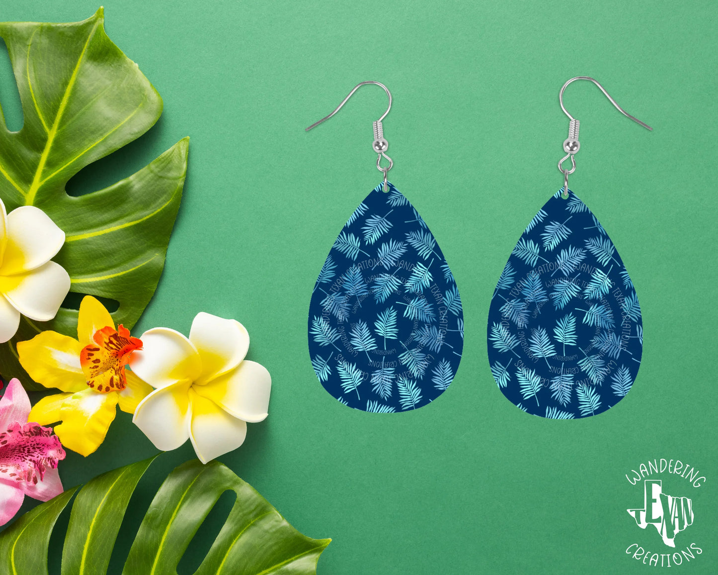 The vibrant blue color and unique foil iridescent design will have you feeling like a tropical paradise wherever you go. 