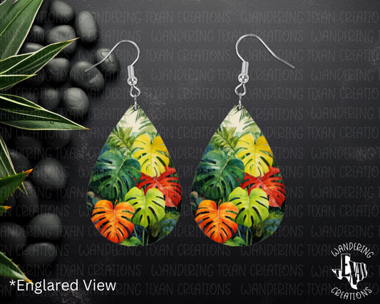  Featuring a colorful sublimation design, these earrings will bring tropical vibes to any outfit. 