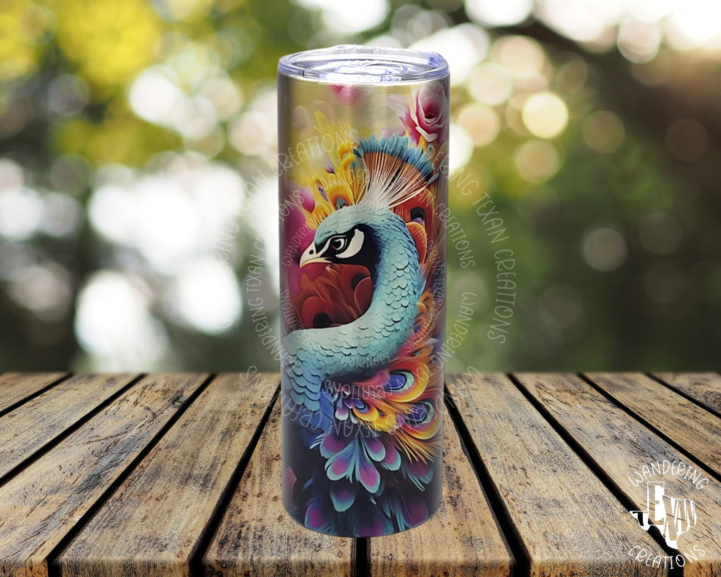 Featuring a stainless steel sublimation finish, its slim design ensures a lightweight and easy-to-carry feel. Show off your wild side with this one of a kind tumbler!