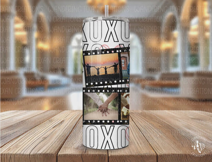 XOXO Photo Film Tumbler