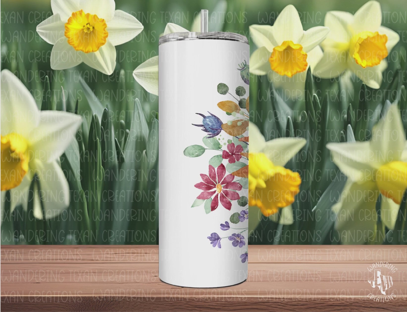 This tumbler features a beautiful floral design and the phrase "Wife, Mom, Boss" to celebrate her multi-tasking skills.