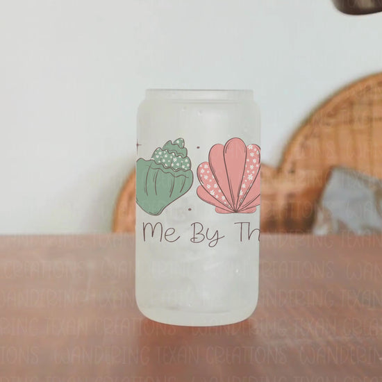 Featuring a unique sublimation design and the phrase "Catch me by the sea" with 4 different seashells, this tumbler is the perfect way to quench your thirst while relaxing on the shore.