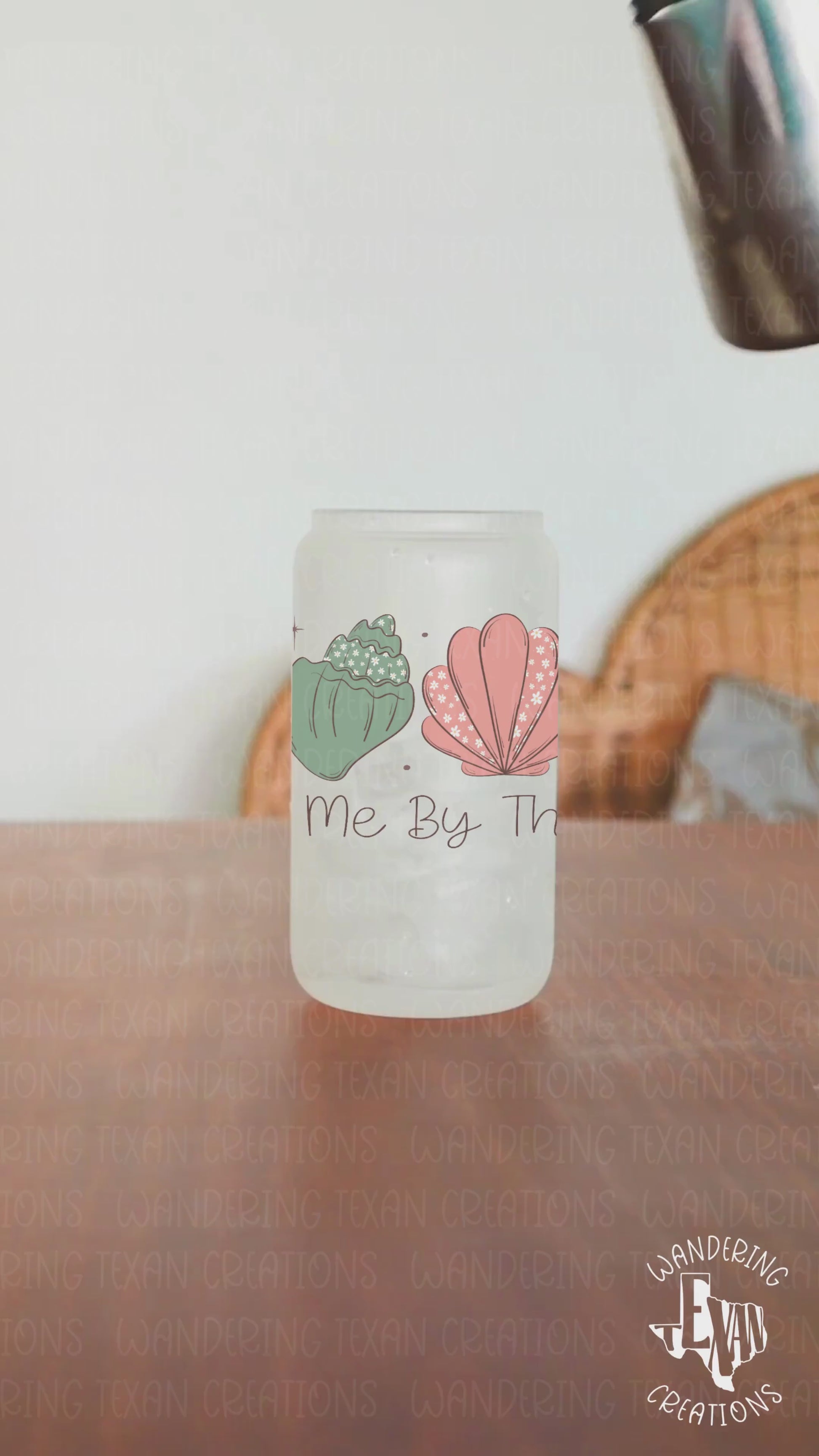 Featuring a unique sublimation design and the phrase "Catch me by the sea" with 4 different seashells, this tumbler is the perfect way to quench your thirst while relaxing on the shore.